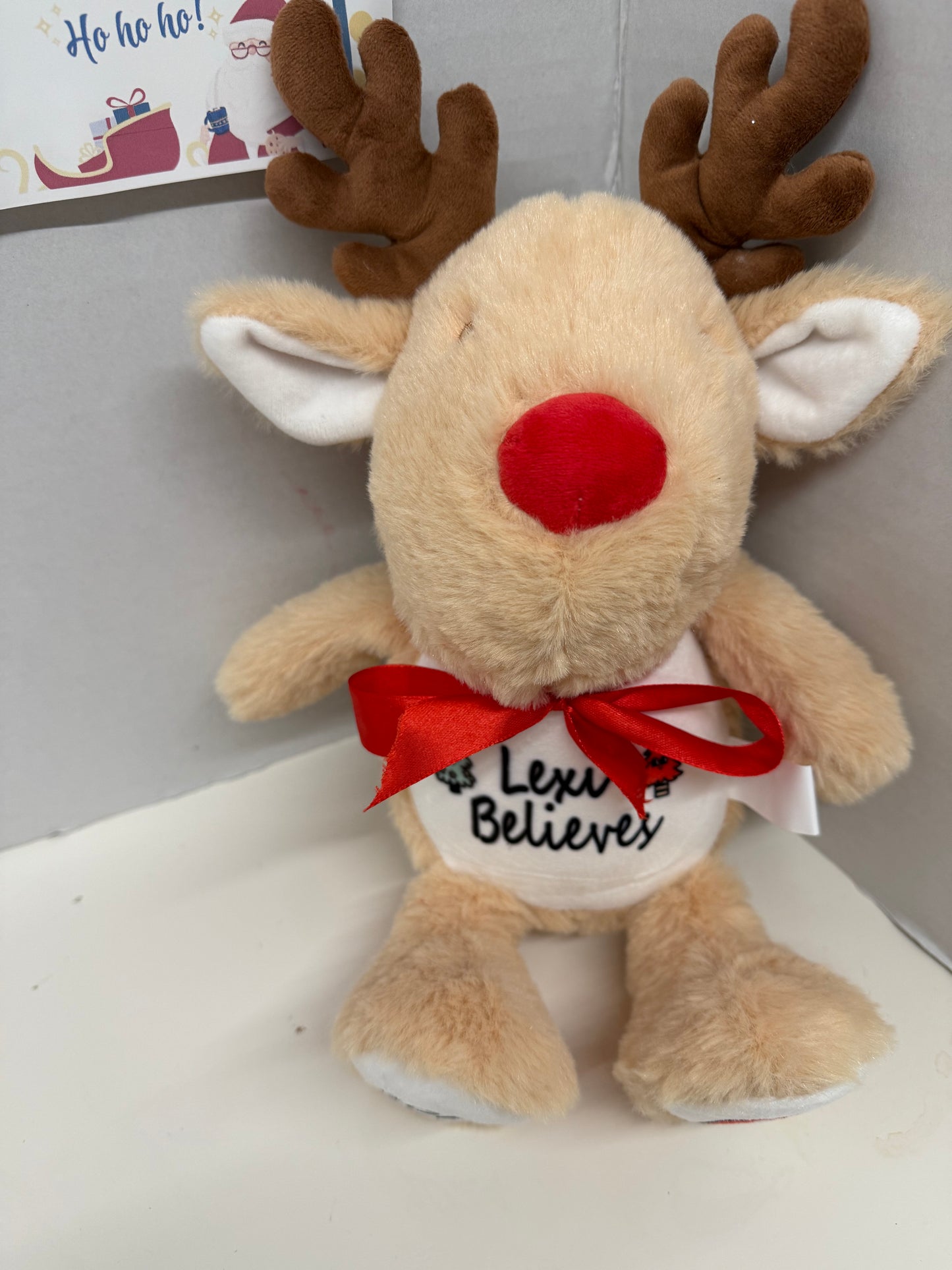 Xmas Reindeer Plush teddy bear