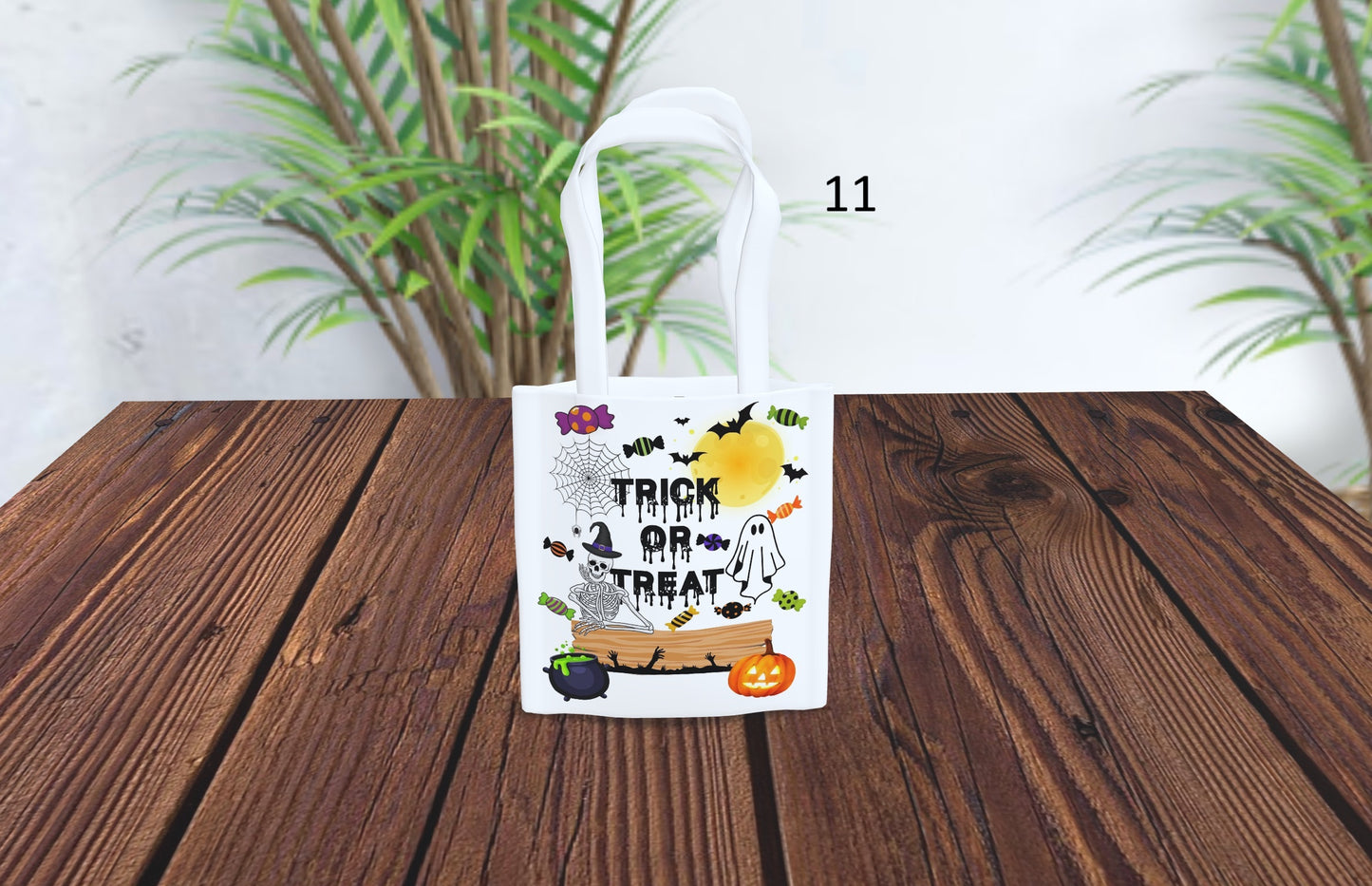 Kids Halloween tote bag - Customisable