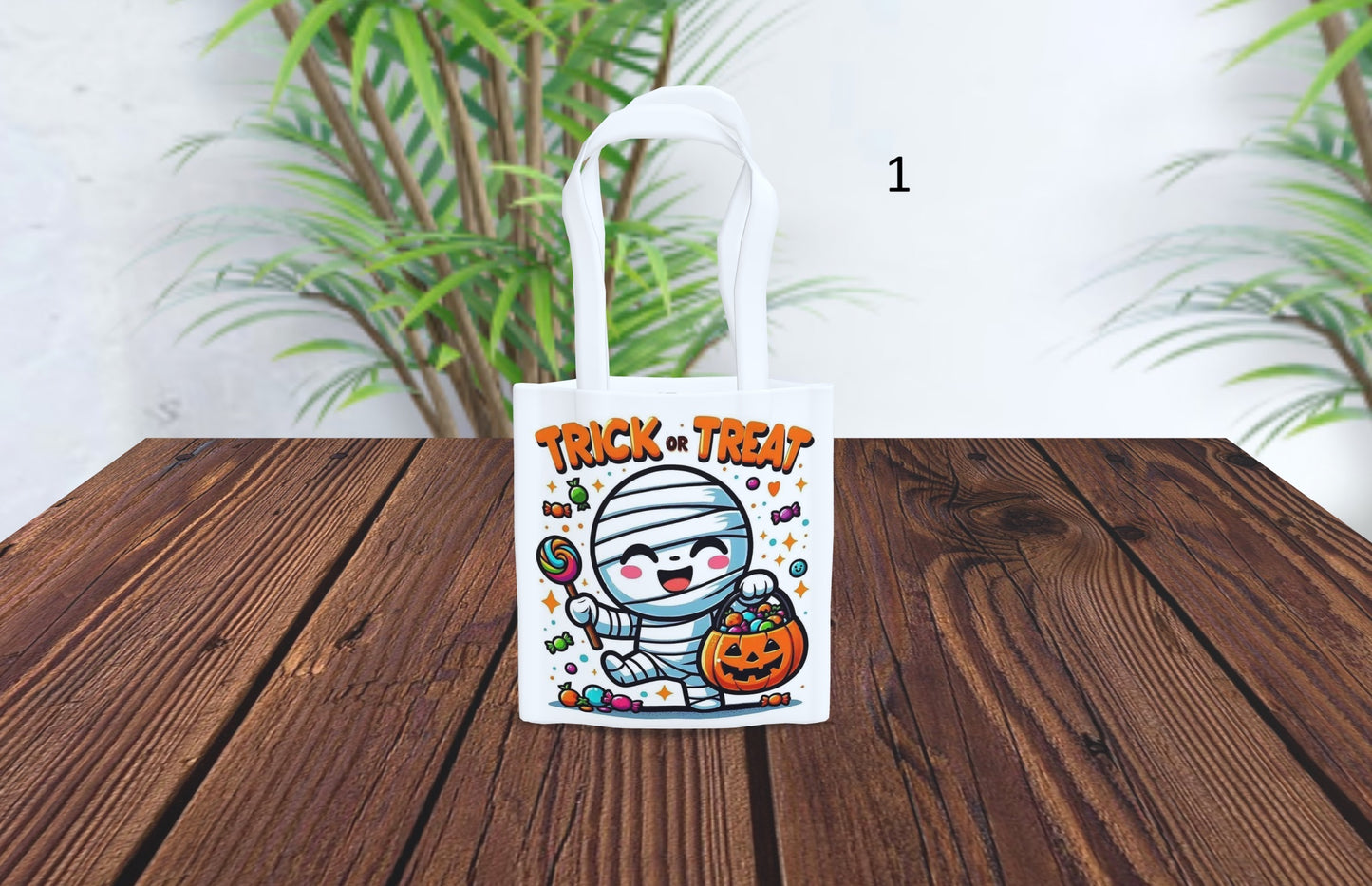 Kids Halloween tote bag - Customisable