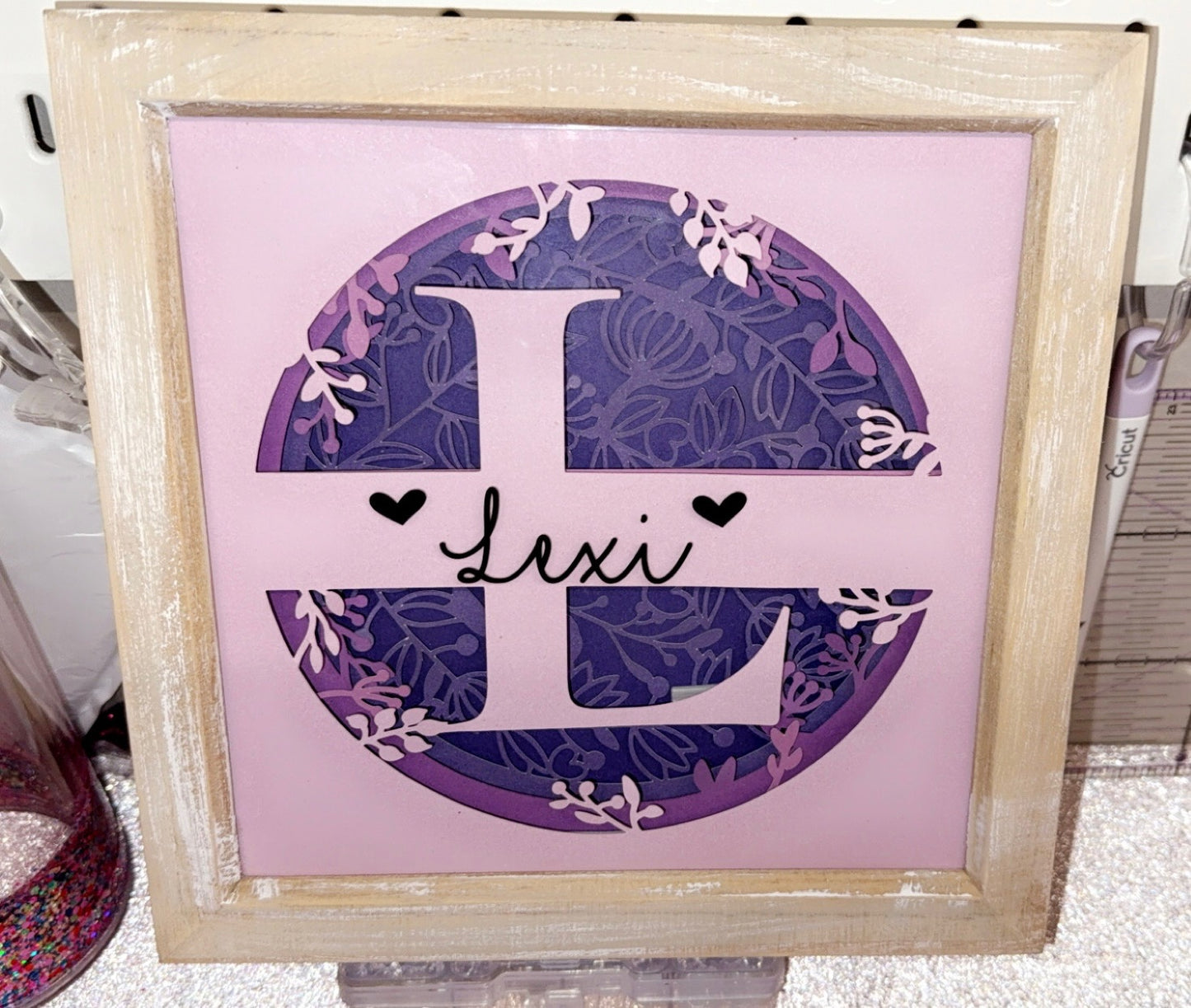 3D Name Shadow Box - Customisable
