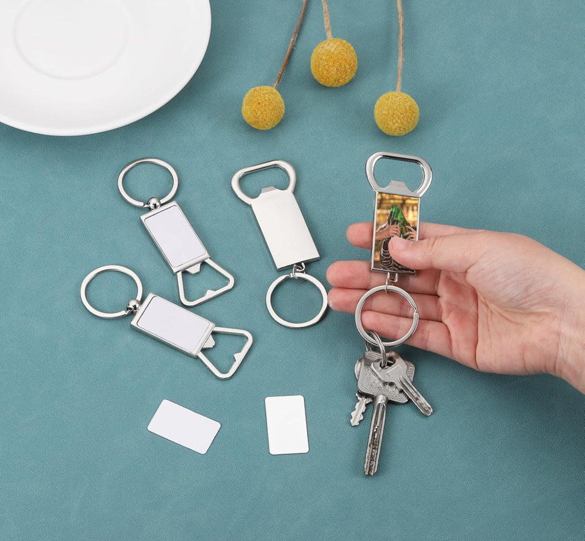 Customisable Keychain / bottle opener