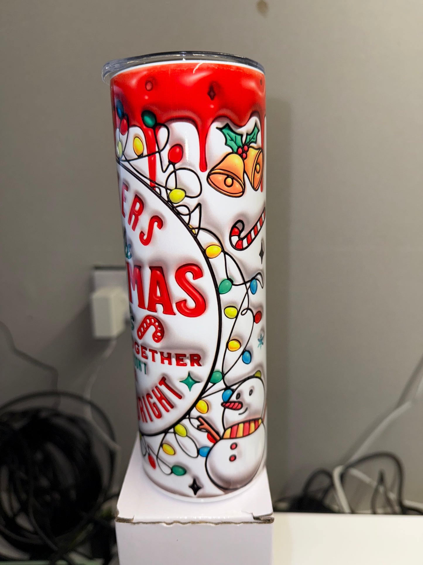 Coworkers are like Christmas….. 20oz stainless steel tumbler