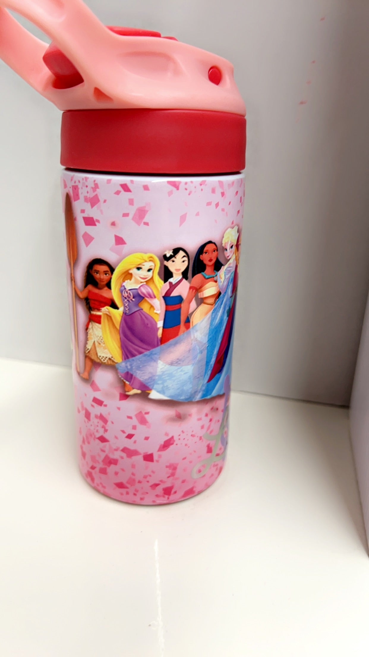 Disney Princess - 12oz stainless steel kids water bottle