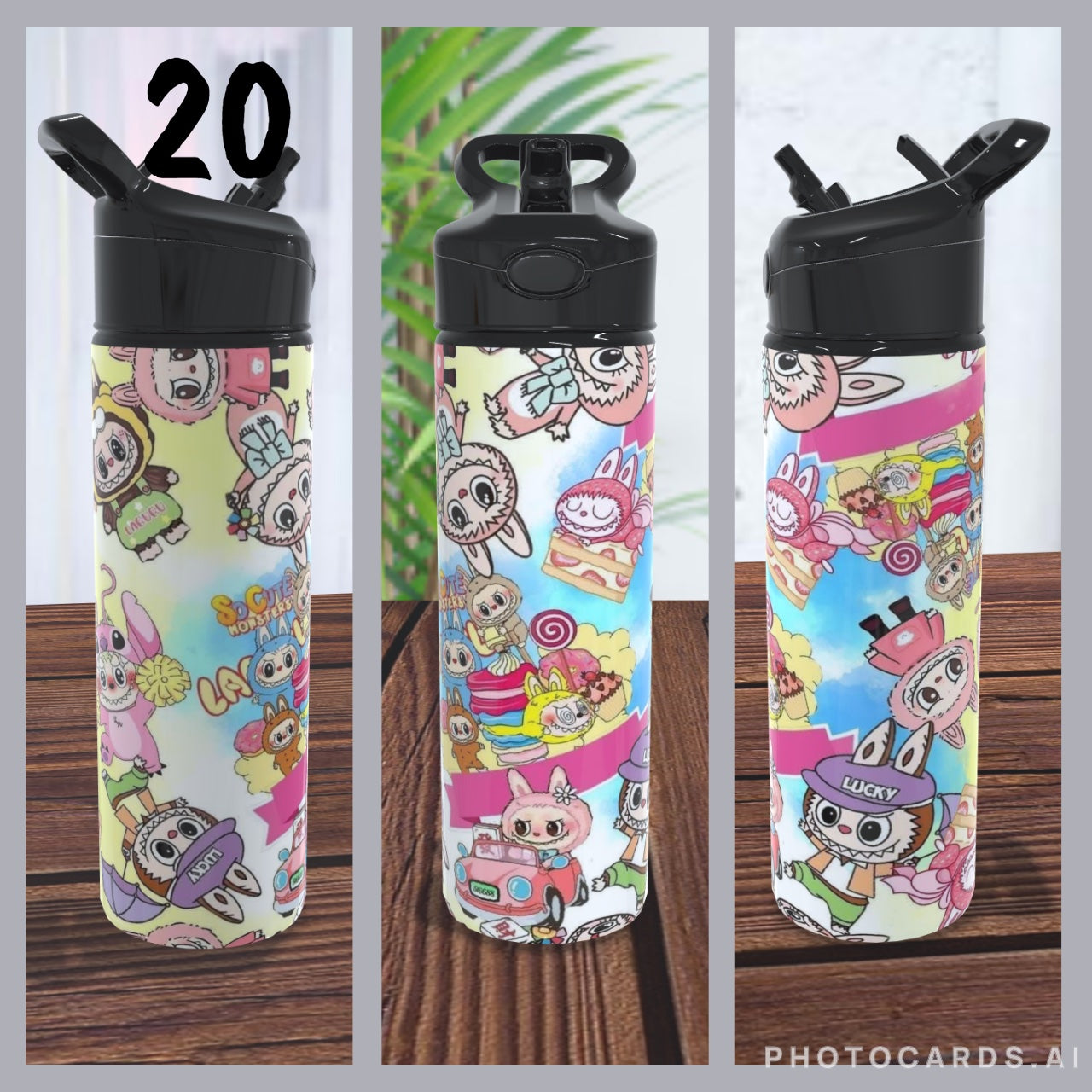 650ml Aluminium water bottle - Customisable