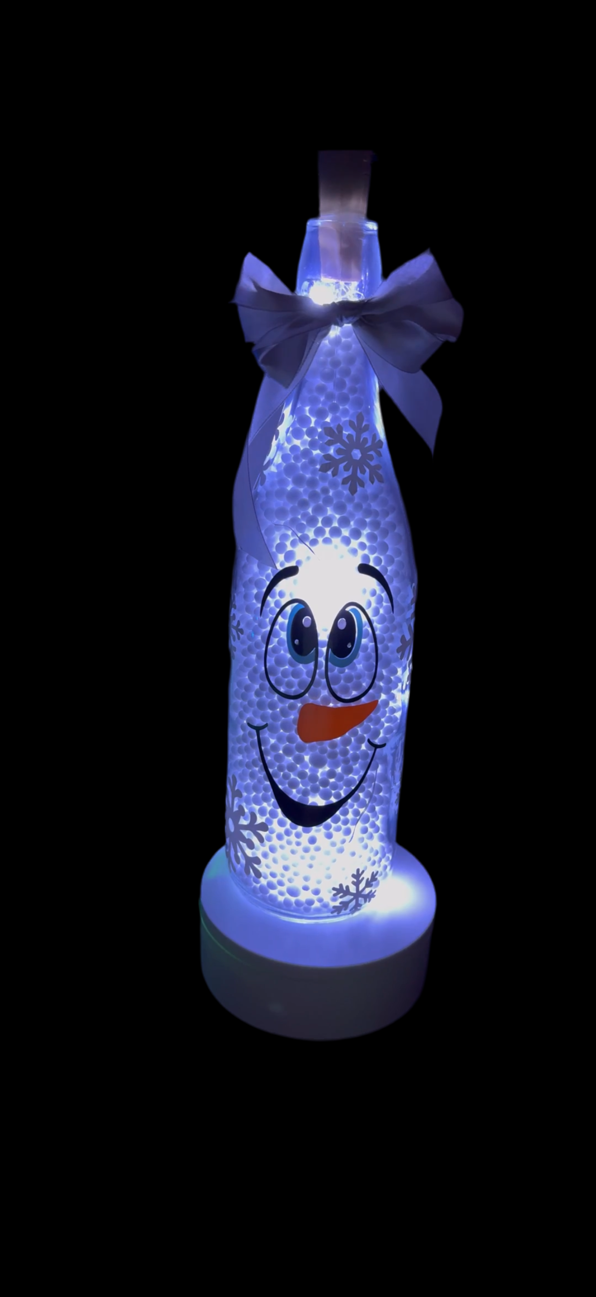 Xmas light up bottle