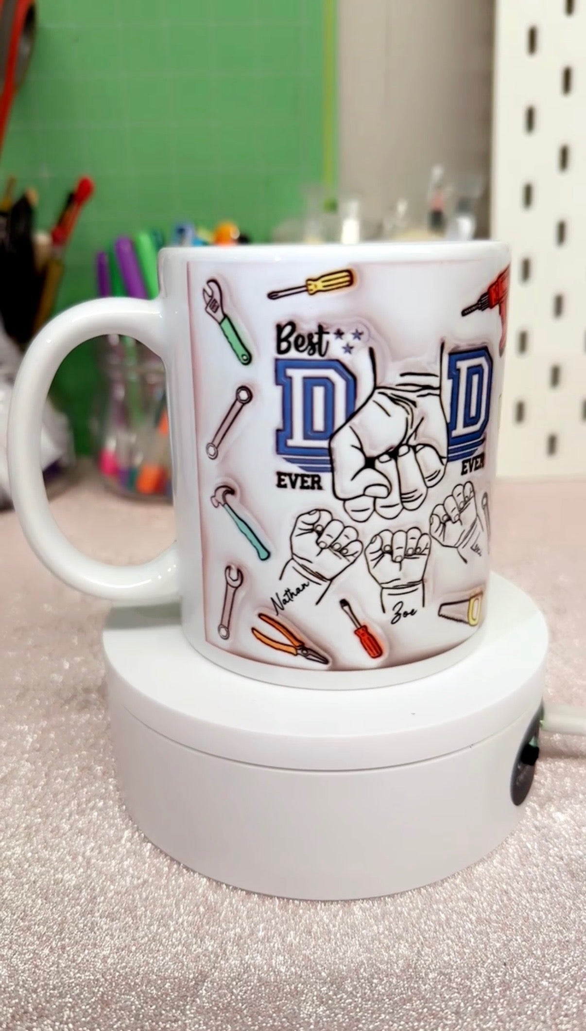 Best dad ever - 11oz mug customisable