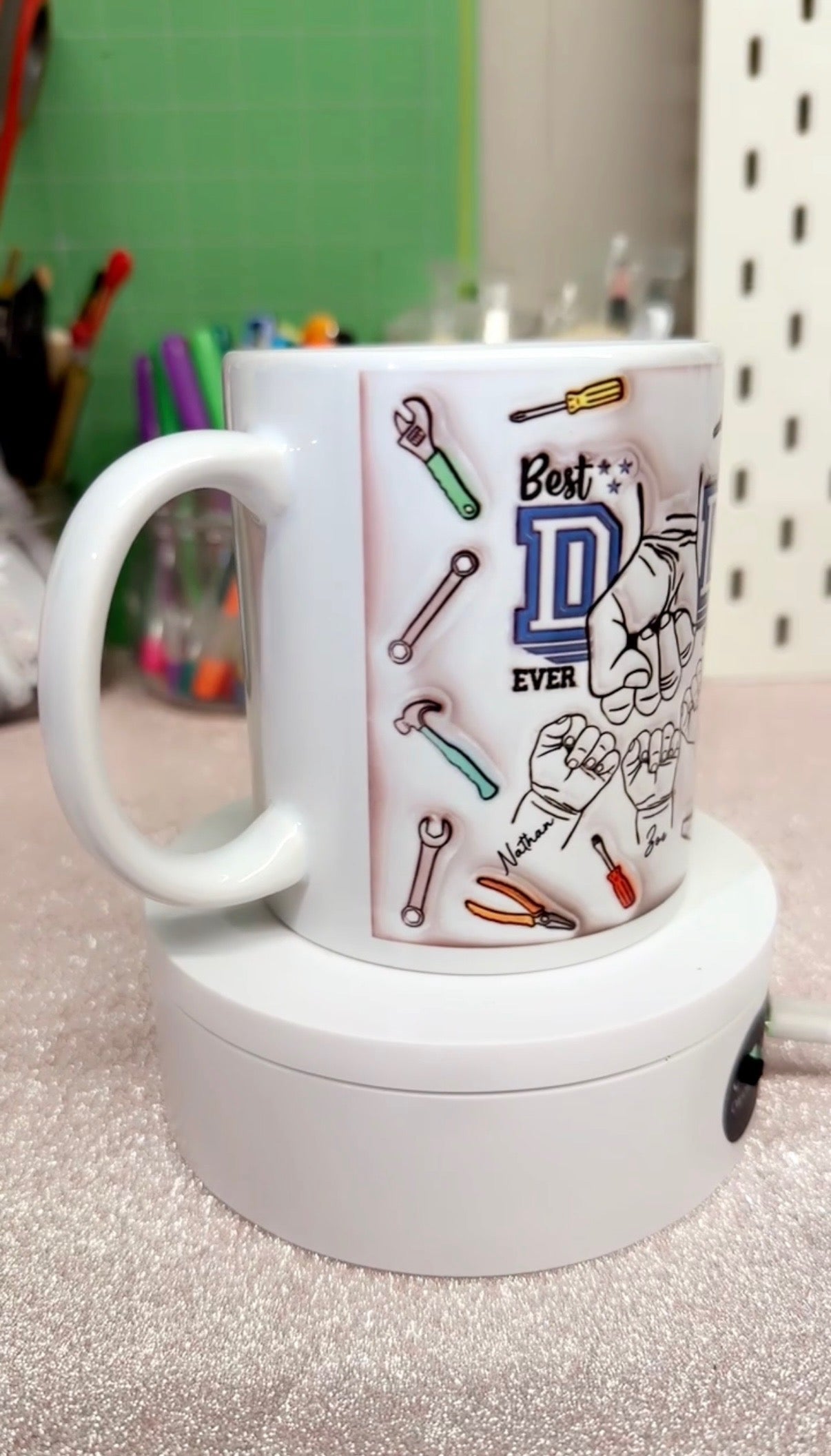 Best dad ever - 11oz mug customisable