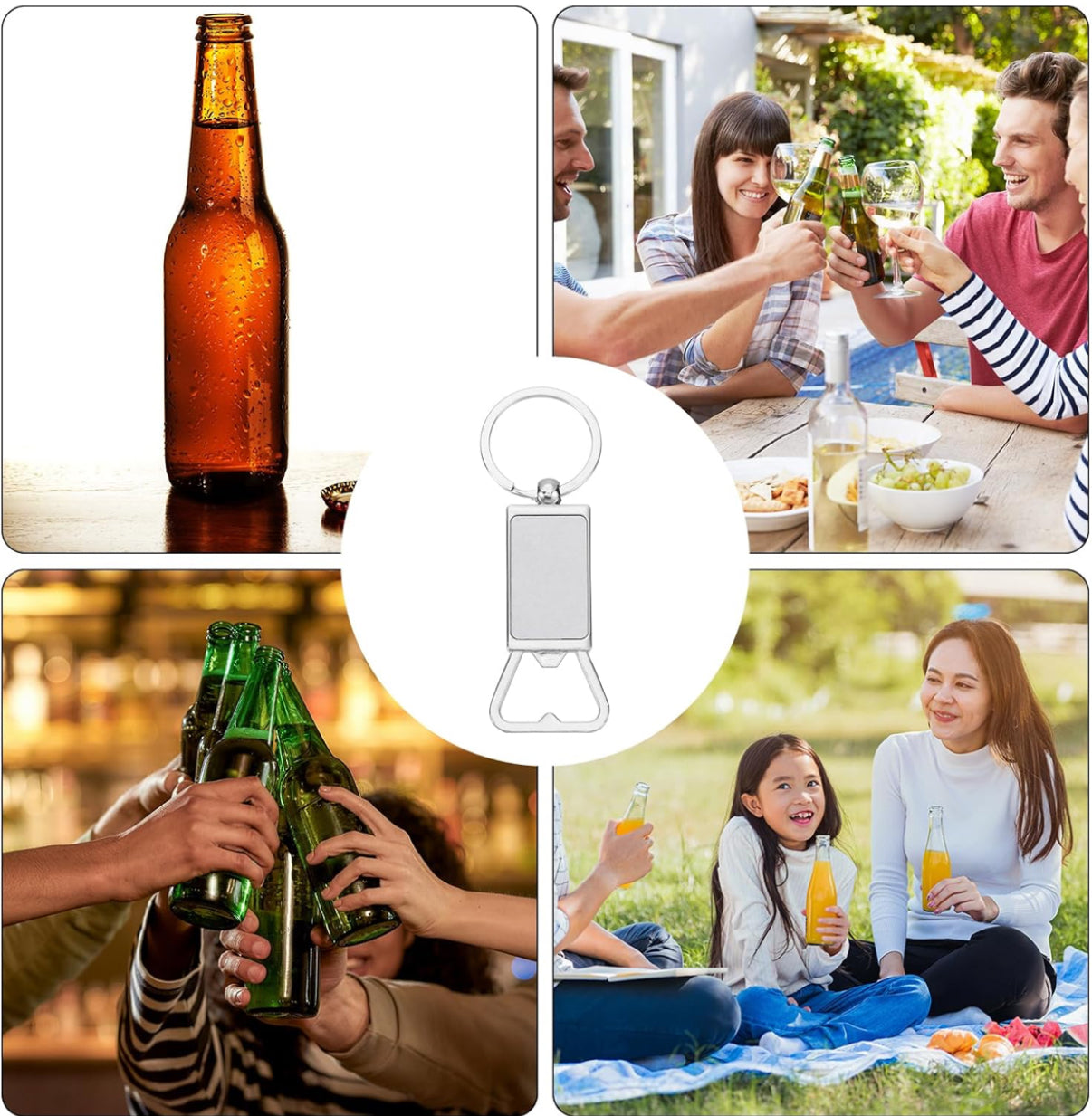 Customisable Keychain / bottle opener