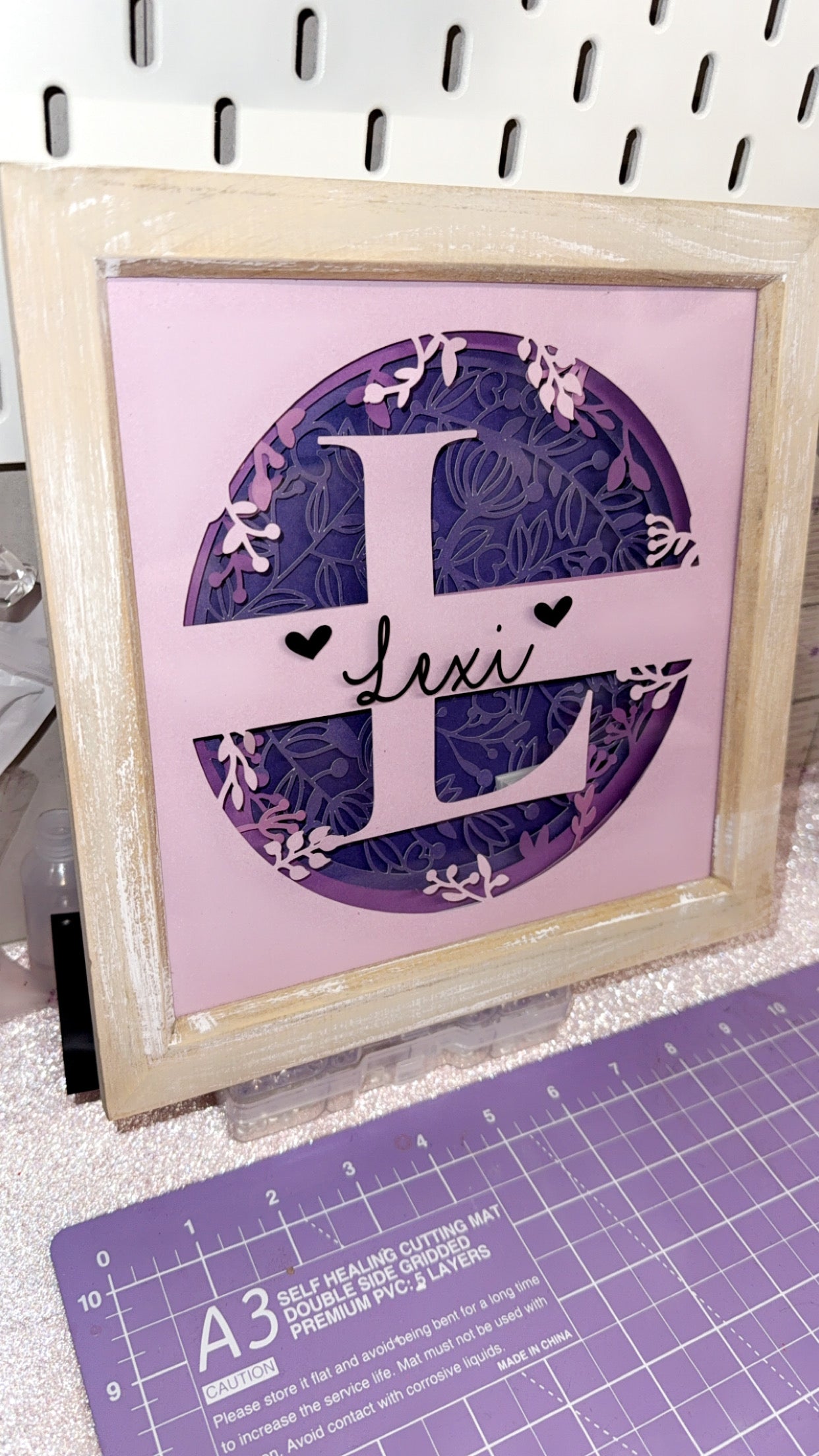 3D Name Shadow Box - Customisable