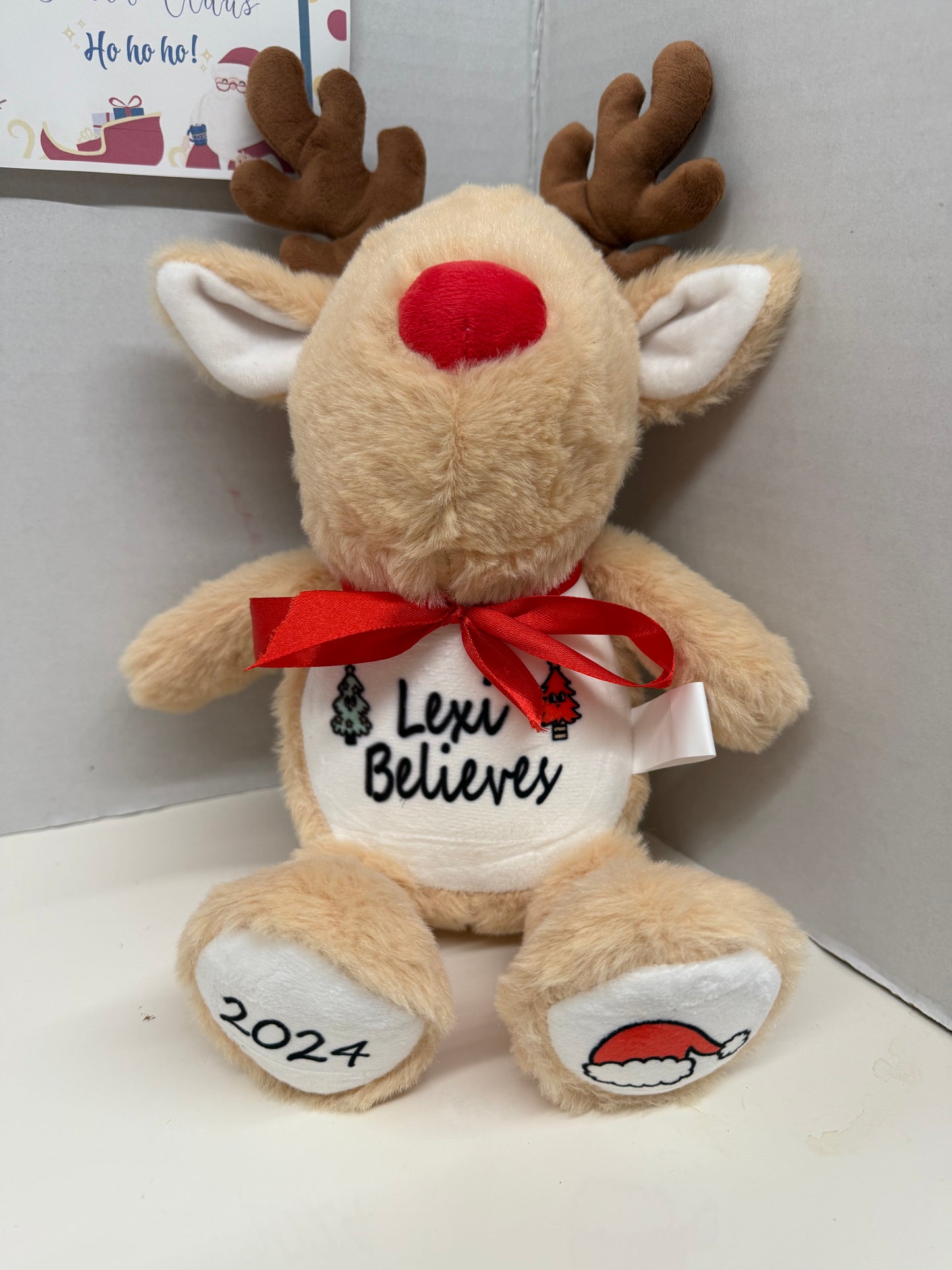 Xmas Reindeer Plush teddy bear