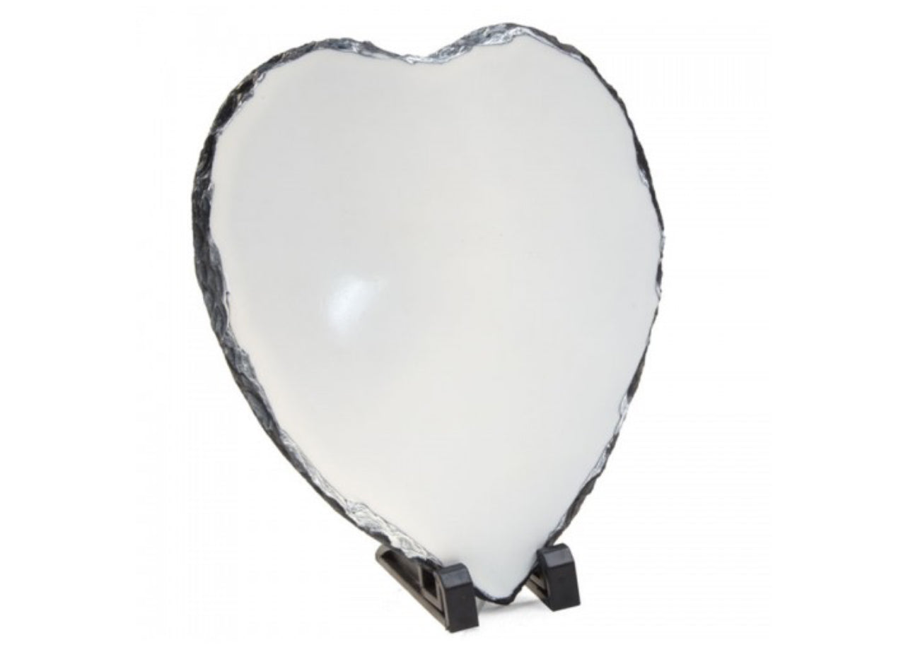 Heart Shaped Photo Rock Slate - customisable