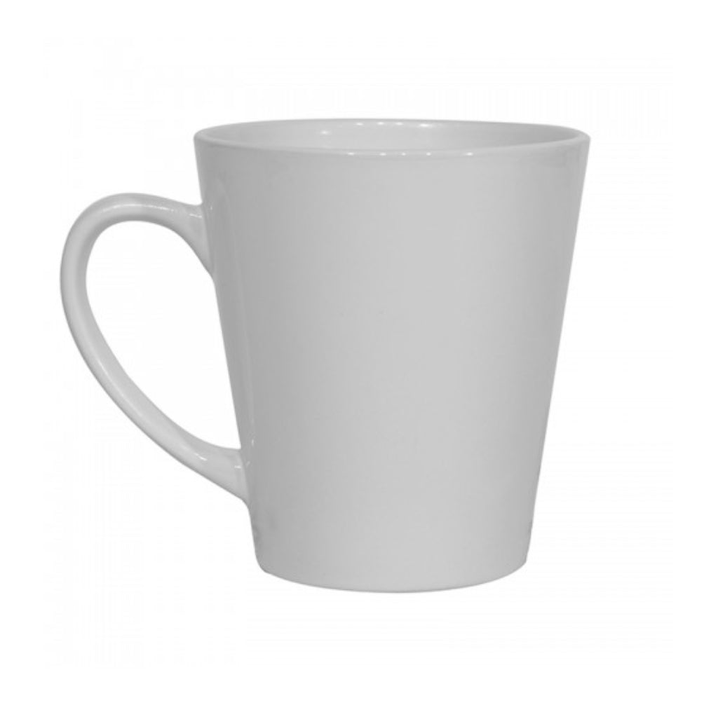 12oz Ceramic Latte Mug - Customisable