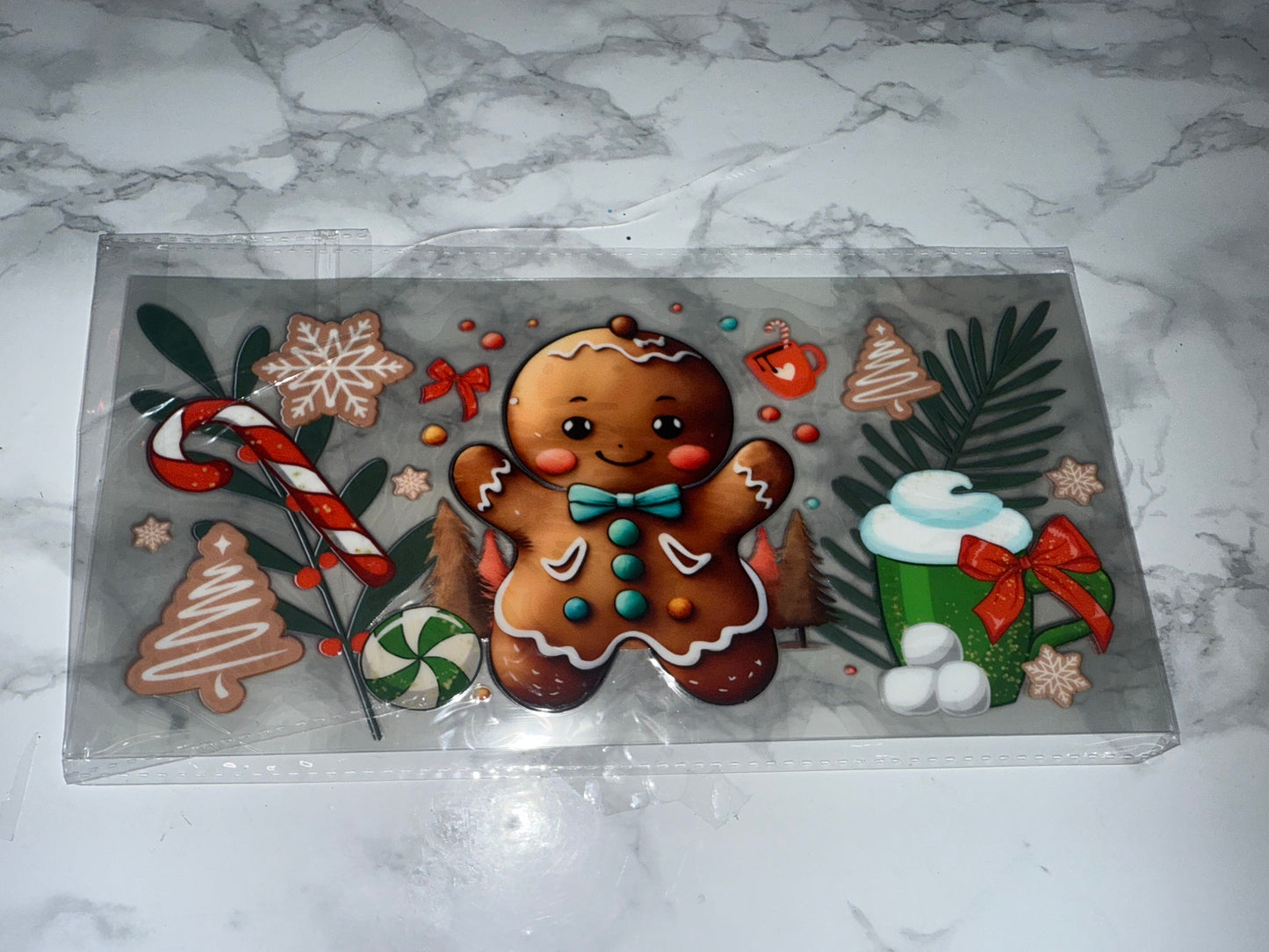 Gingerbread man xmas design