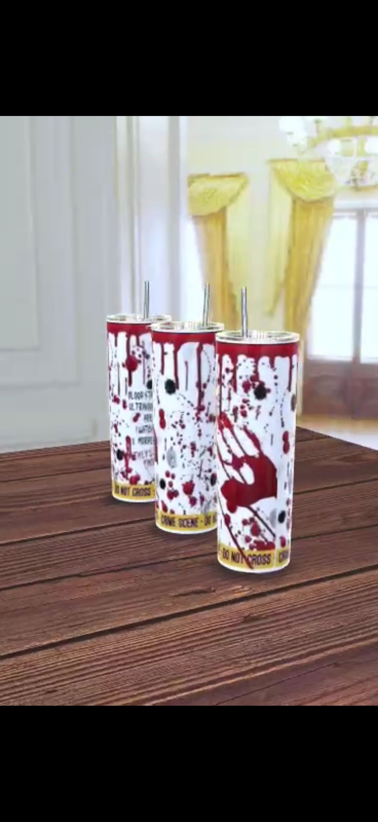 Crime Scene - 20oz stainless steel tumbler