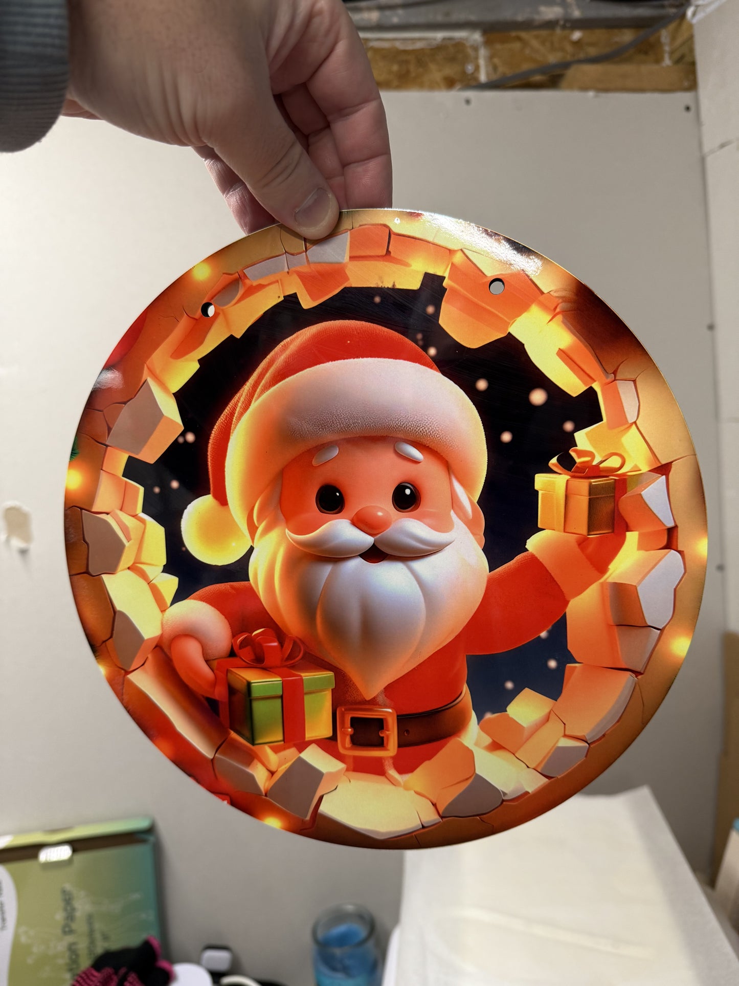 10” Xmas door hanger