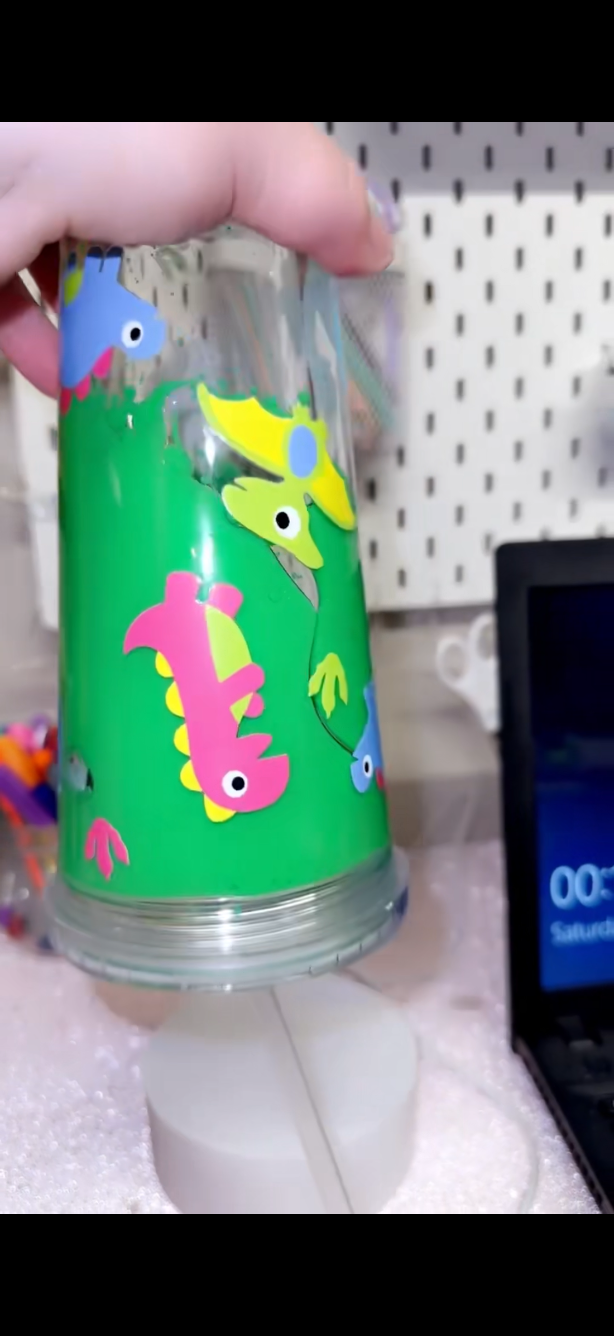 25oz Acrylic Lava Lamp tumbler - customisable