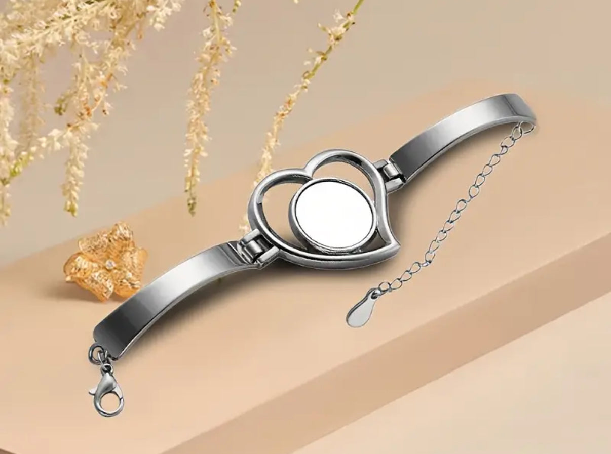 Love Heart Designed Bracelet - Customisable