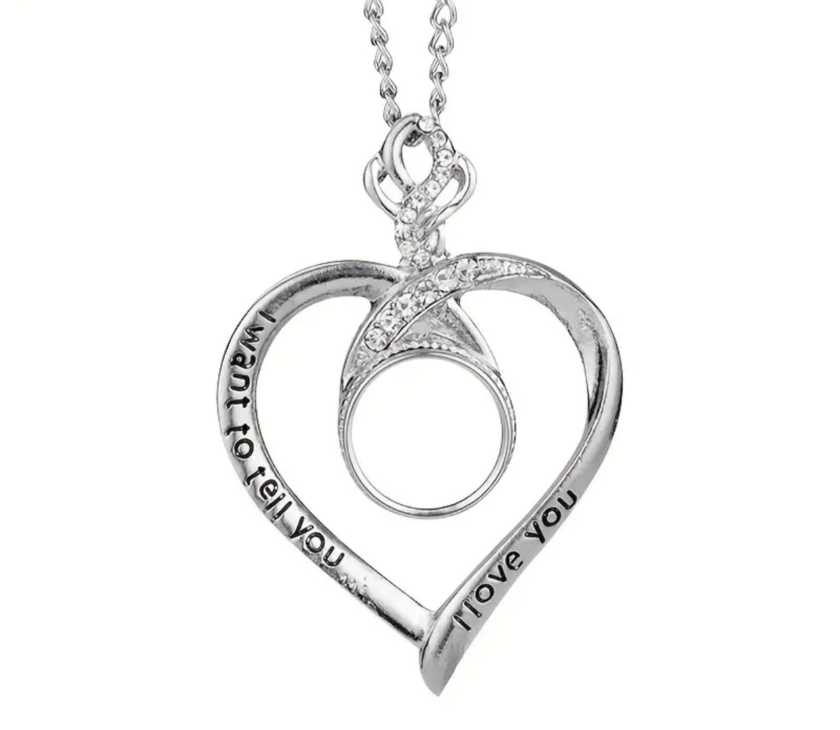 I Want To Tell You, I Love You - Necklace - Customisable