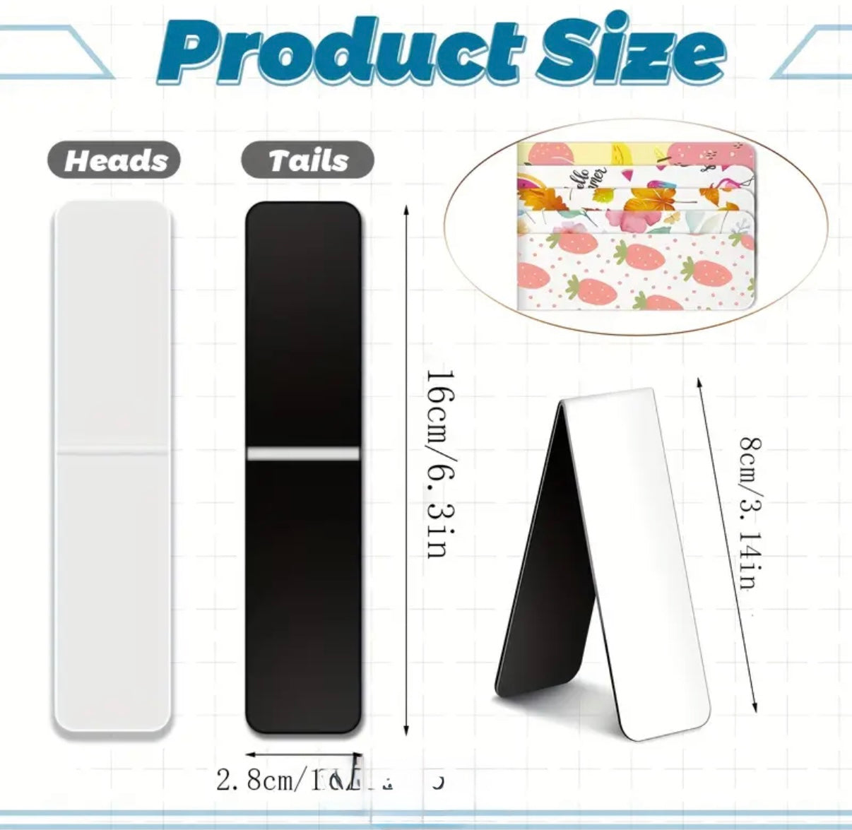 Magnetic Bookmarks - Customisable