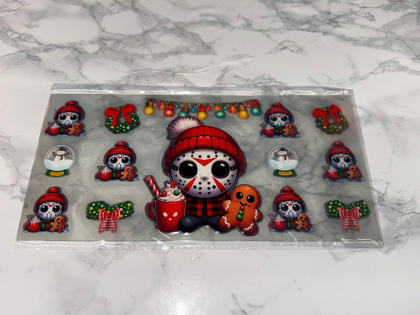 Jason horror xmas wrap