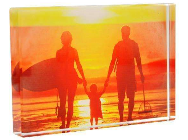 Photo Crystal - Large Rectangle - 13cm x 18cm - Customisable