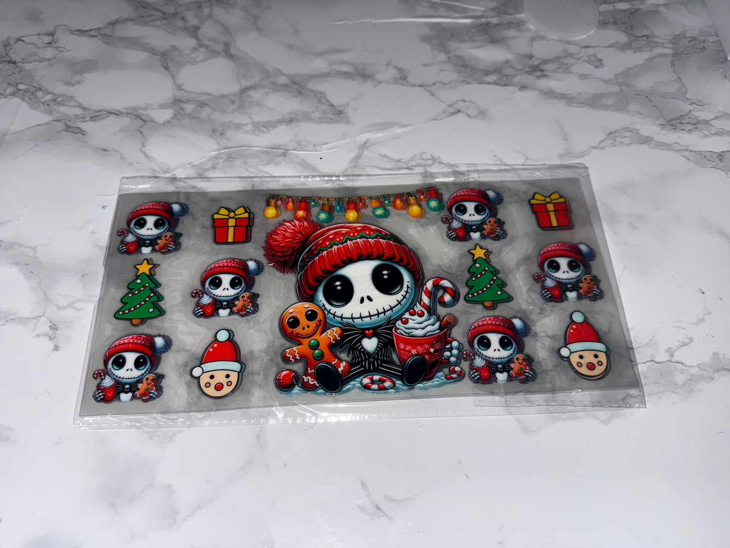 mini Jack Skellington Xmas wrap