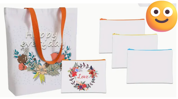 Tote Bag With Matching Smaller Bag- Customisable