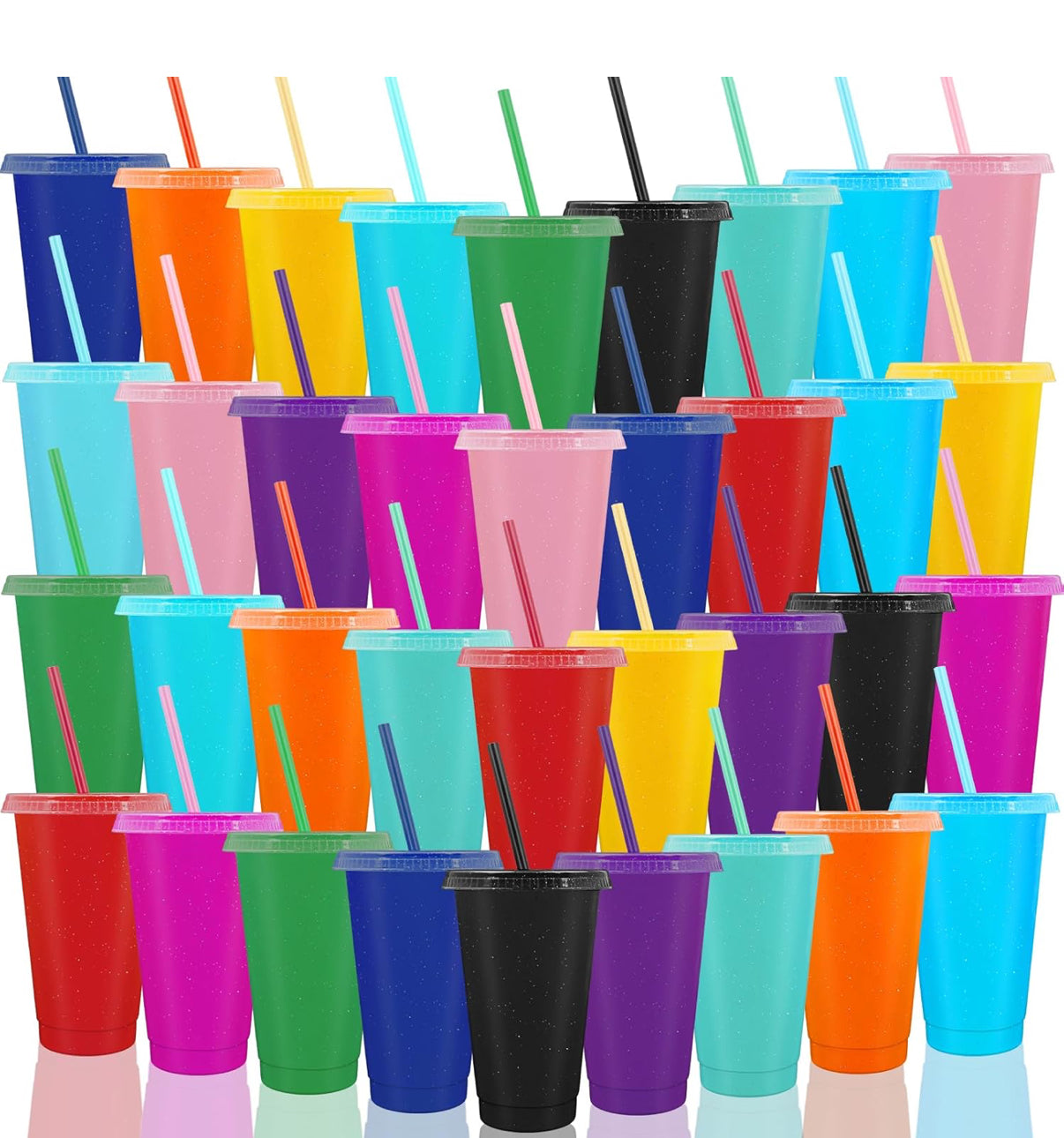 24oz Hand Decorated Cold Cups