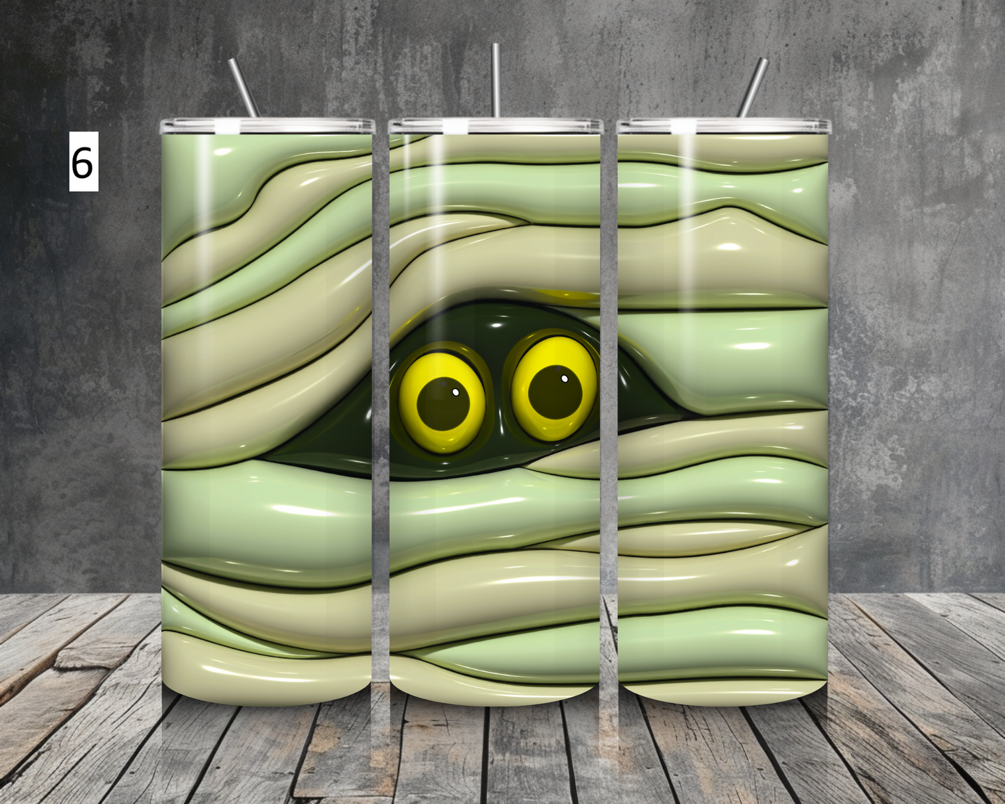 Spooky Halloween inspired 20oz stainless steel tumbler (various colours)