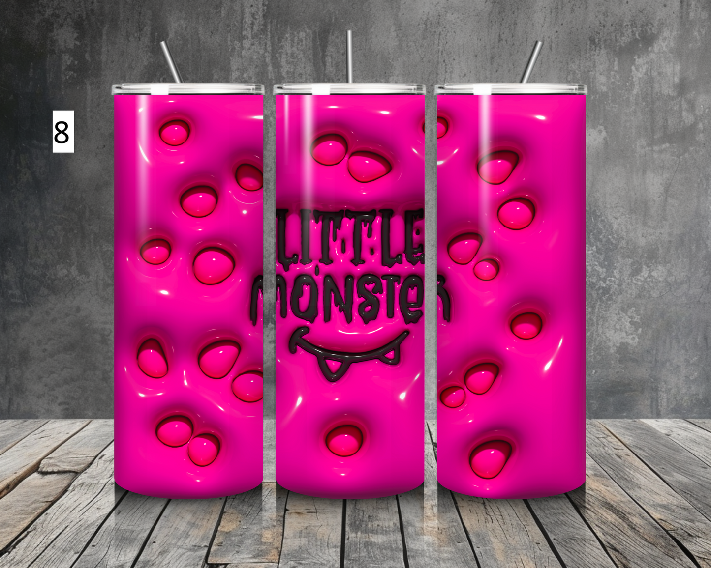 Spooky Halloween inspired 20oz stainless steel tumbler (various colours)