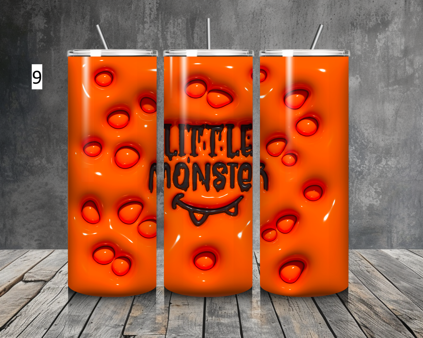 Spooky Halloween inspired 20oz stainless steel tumbler (various colours)
