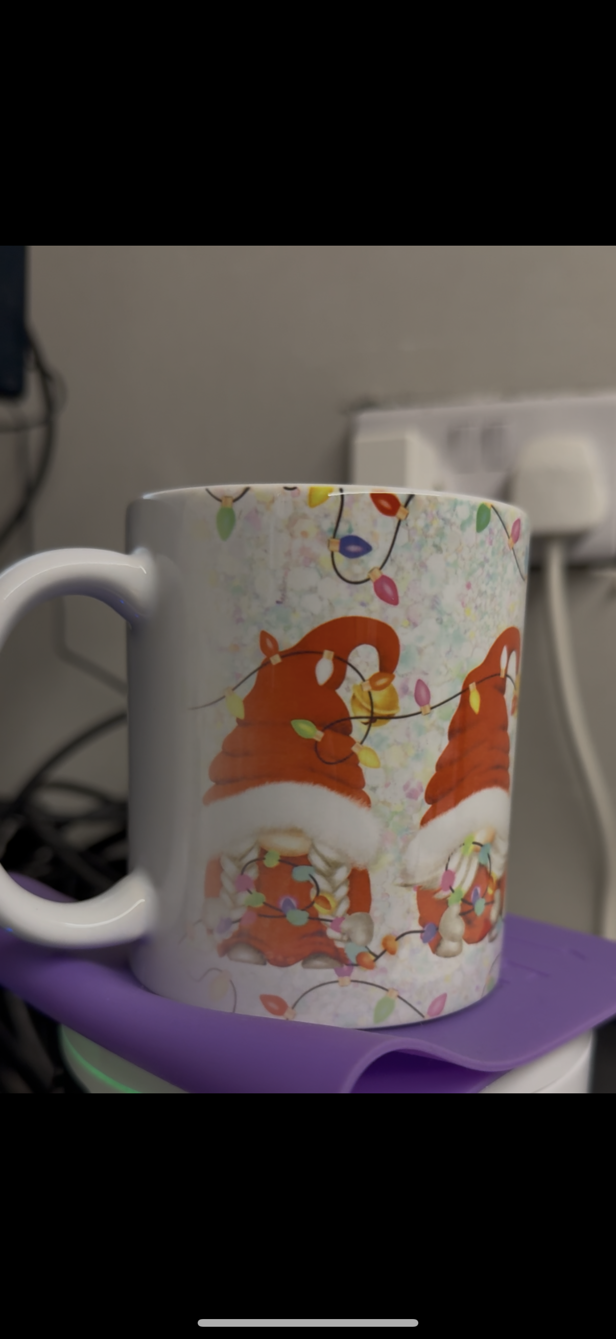 My favourite color is Christmas lights 11oz mug