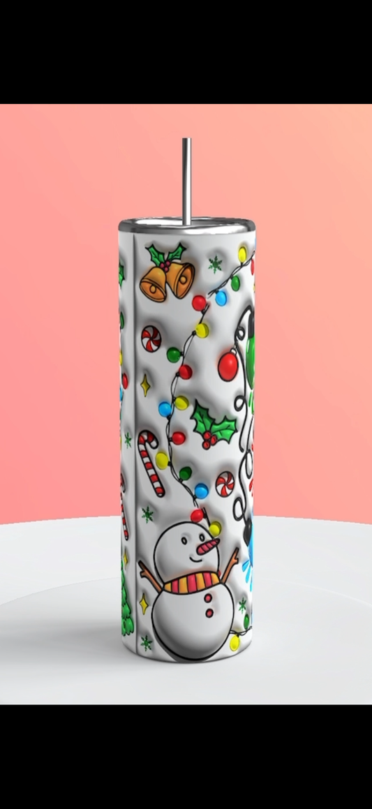 “Be The Light” Xmas tumbler
