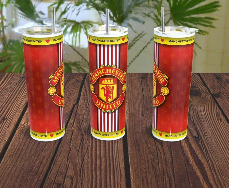 Football 20oz stainless steel tumblers - various designs