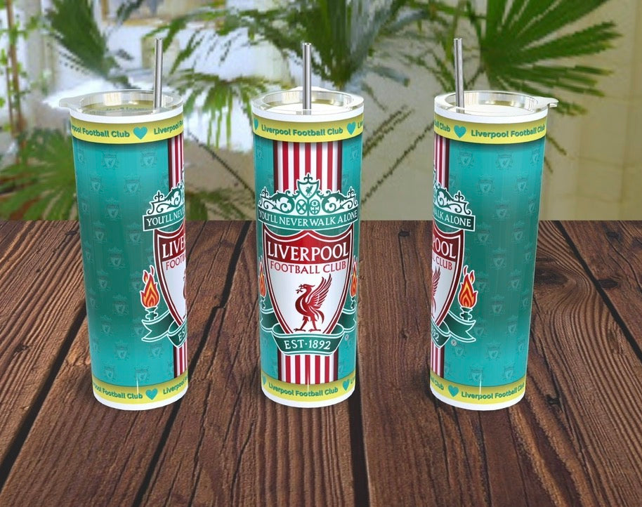 Football 20oz stainless steel tumblers - various designs