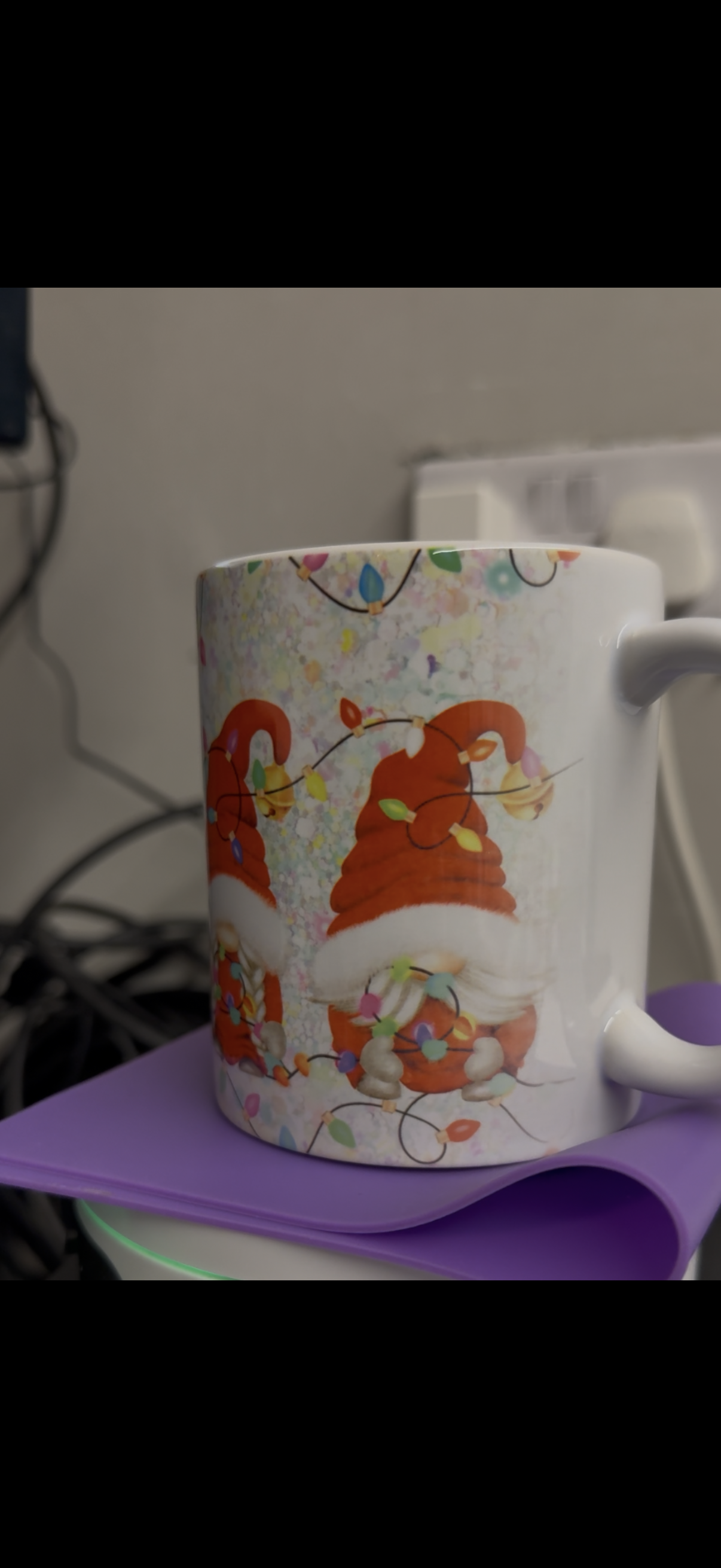 My favourite color is Christmas lights 11oz mug