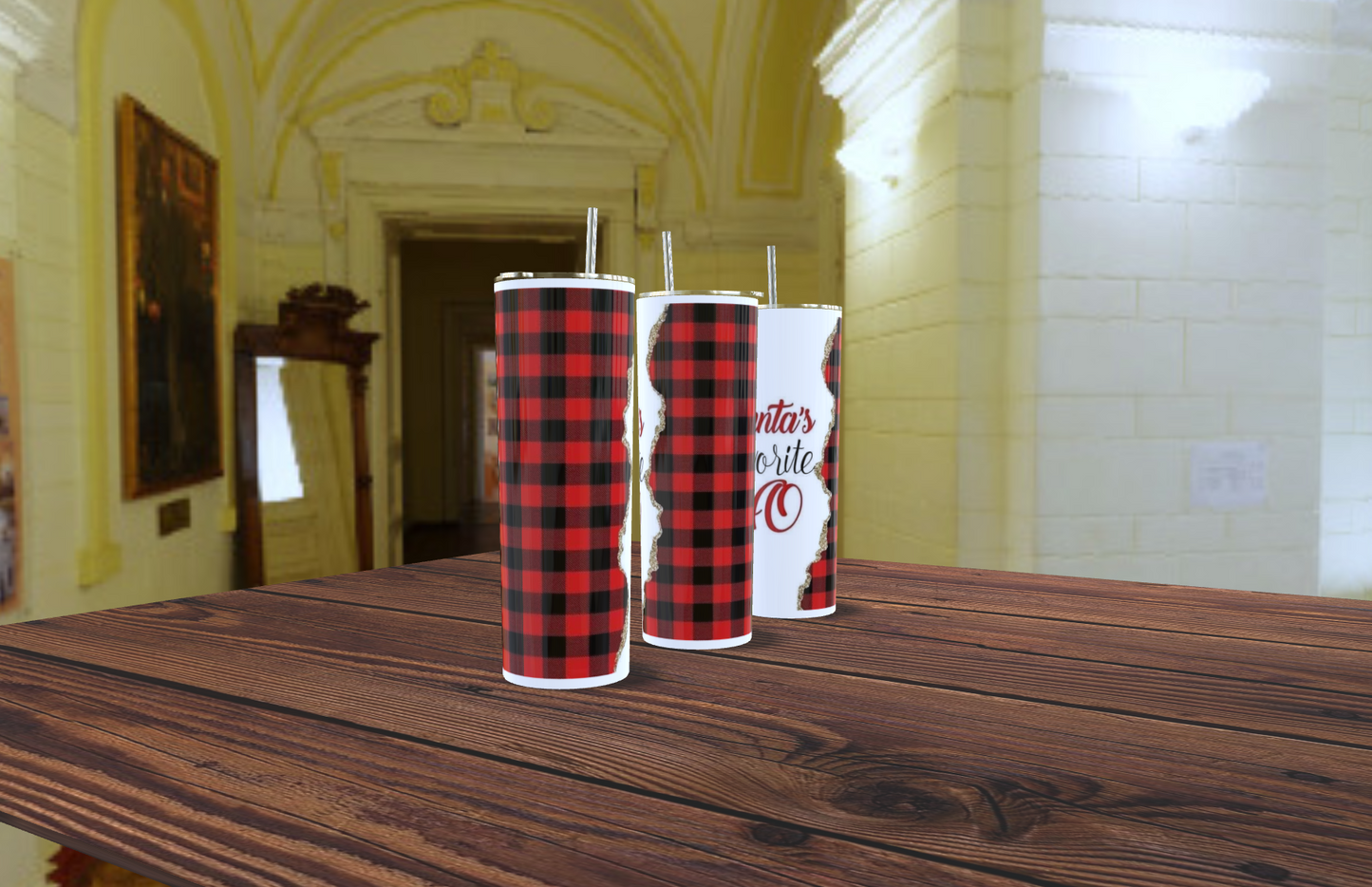 Santas Favorite Ho - 20oz stainless steel tumbler - Customisable