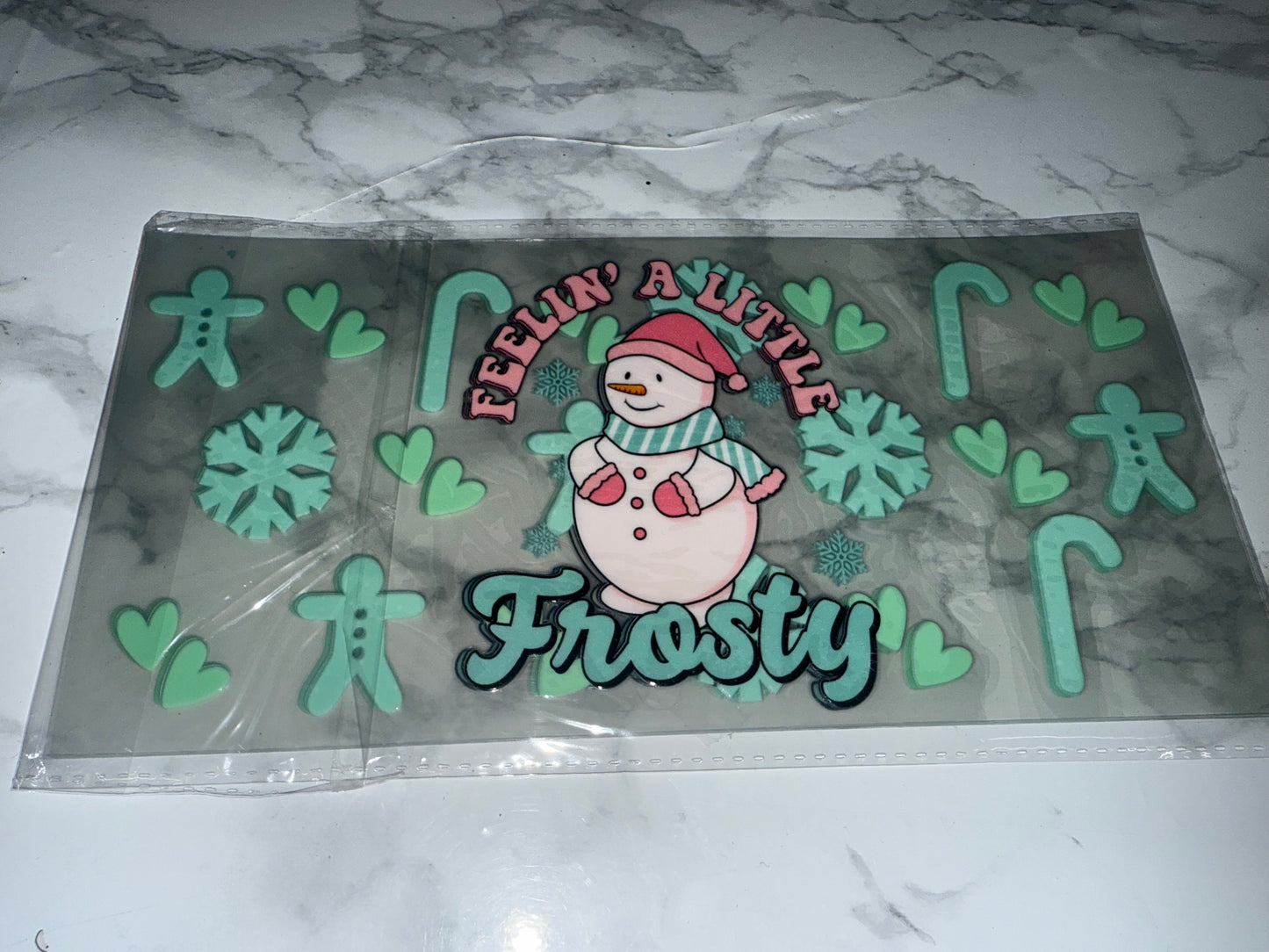 Feeling a little frosty themed UVDTF 