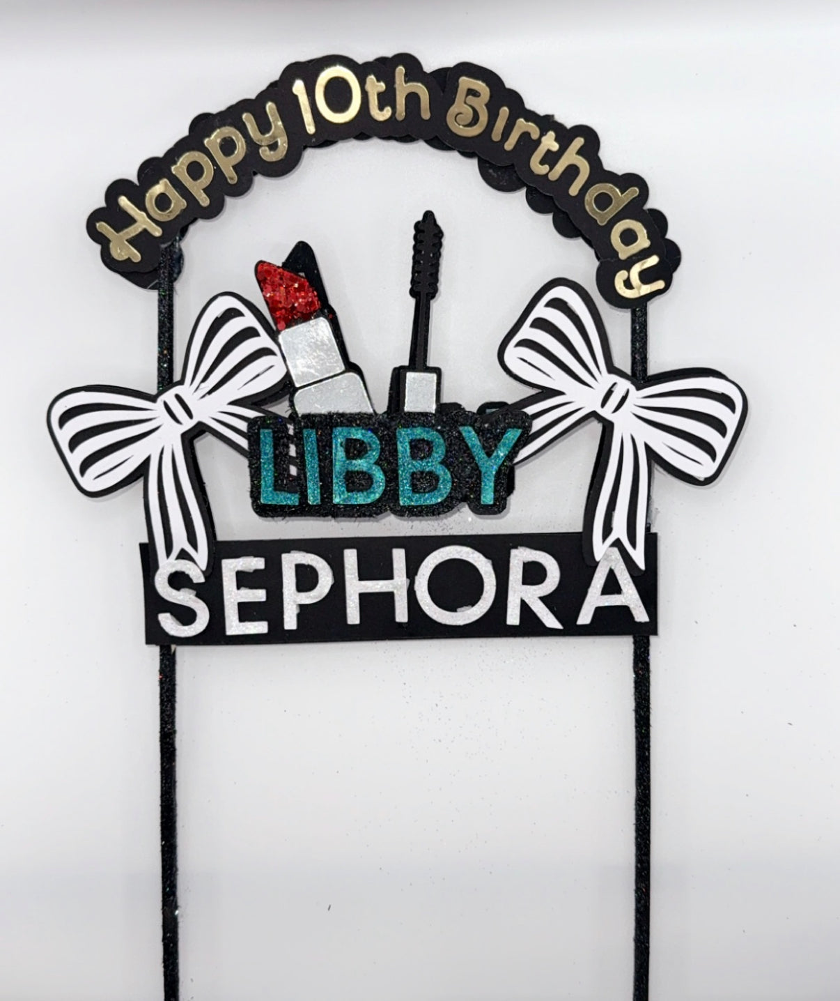 3D layered cake topper - Customisable