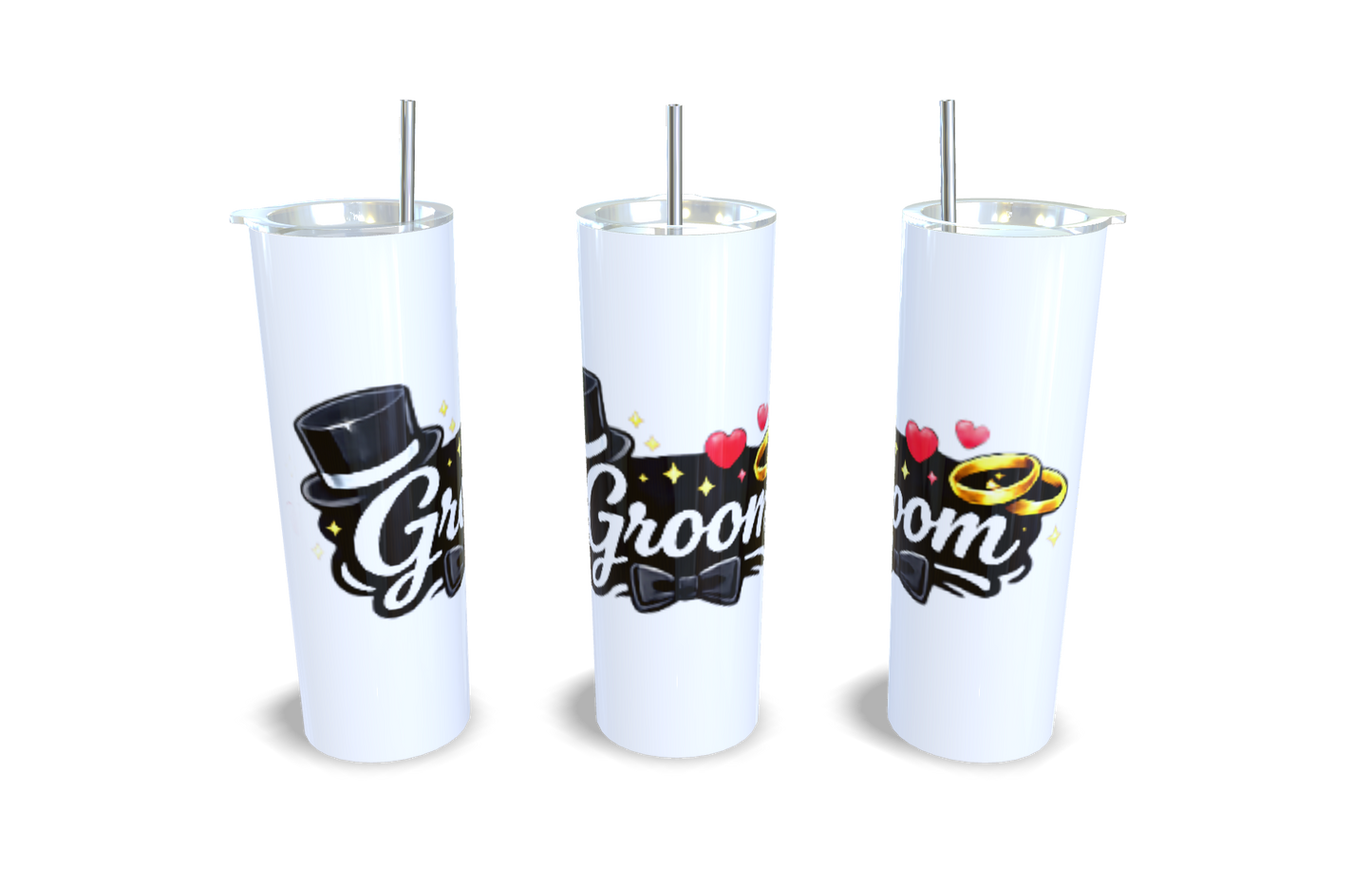 Groom - 20oz Stainless Steel Tumbler - Customisable