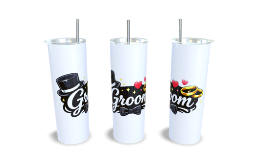 Groom - 20oz Stainless Steel Tumbler - Customisable