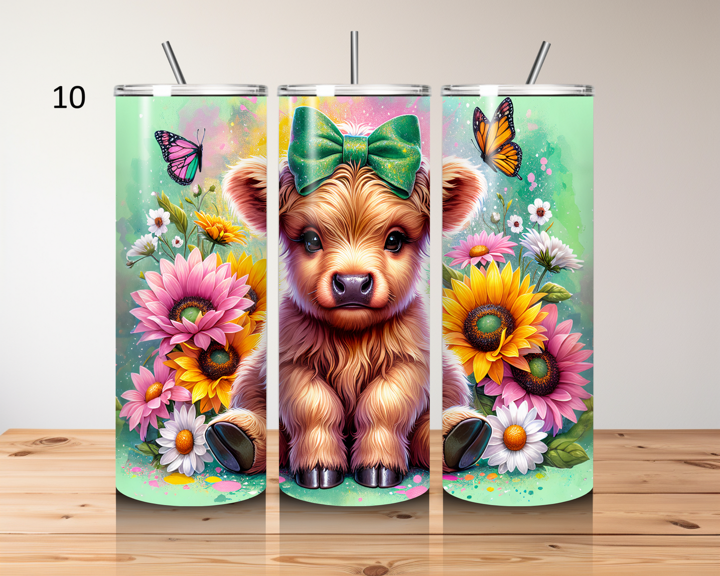 Highland cow-20oz stainless steel tumbler (various colours)