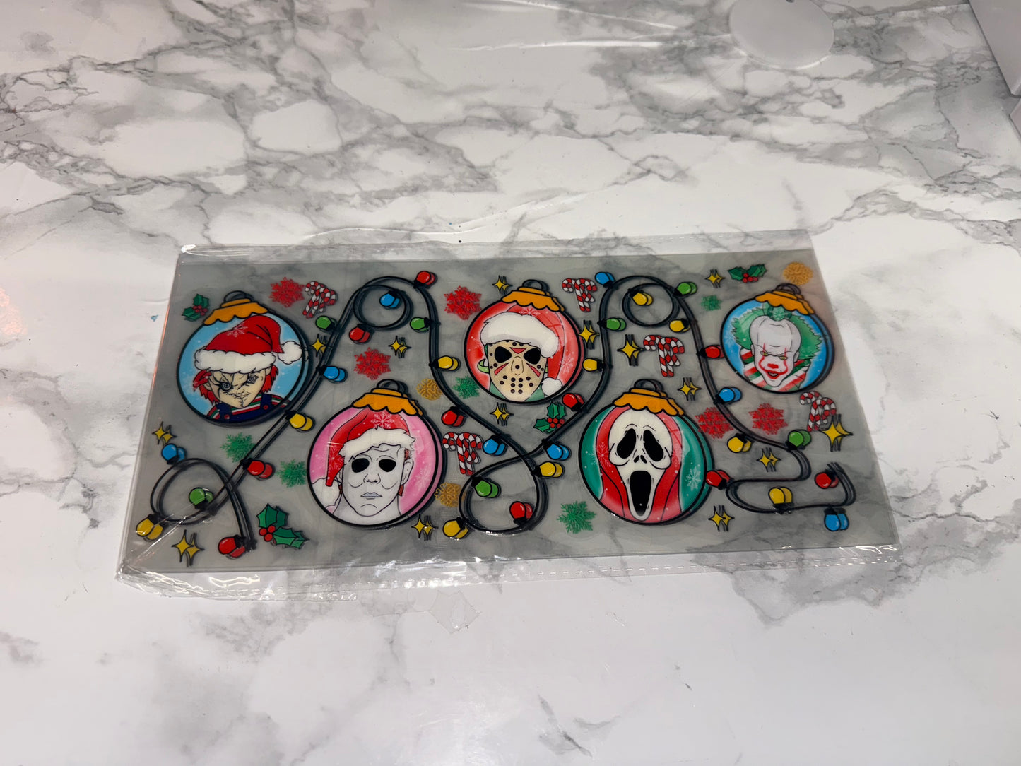 Horror characters at Xmas