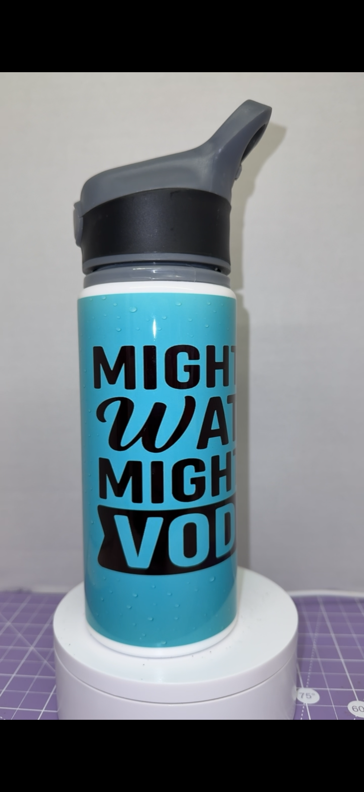 Might Be Water, Might Be Vodka - 650ml Aliminium Water Bottle