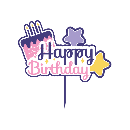 3D layered cake topper - Customisable