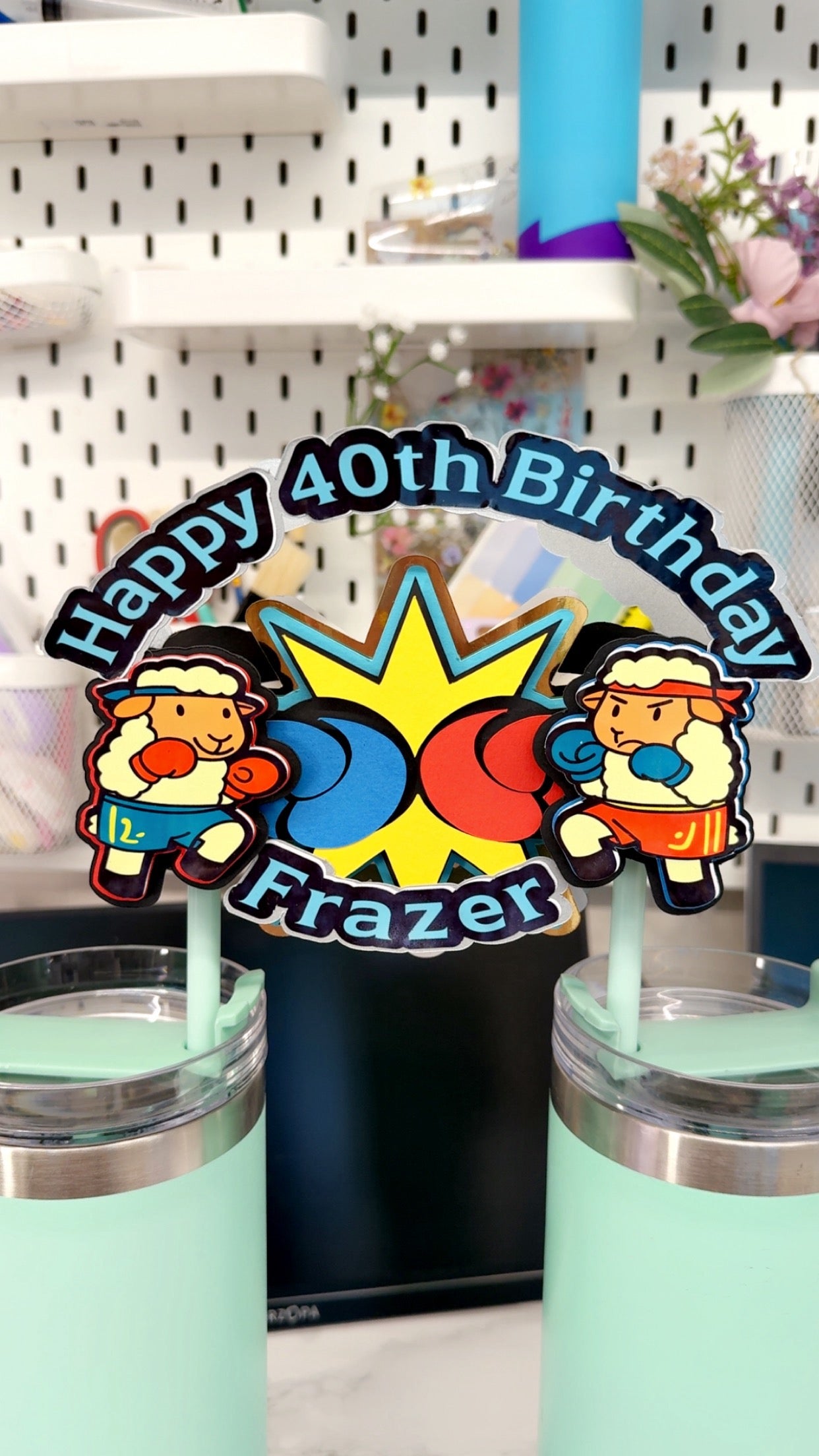 3D layered cake topper - Customisable