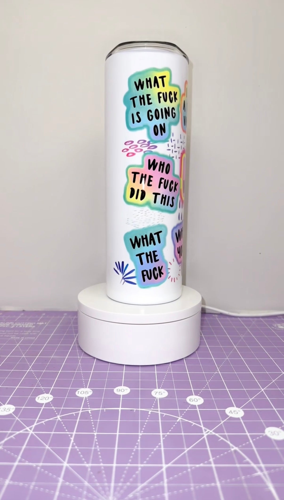 Moms Vocabulary- 20oz stainless steel tumbler