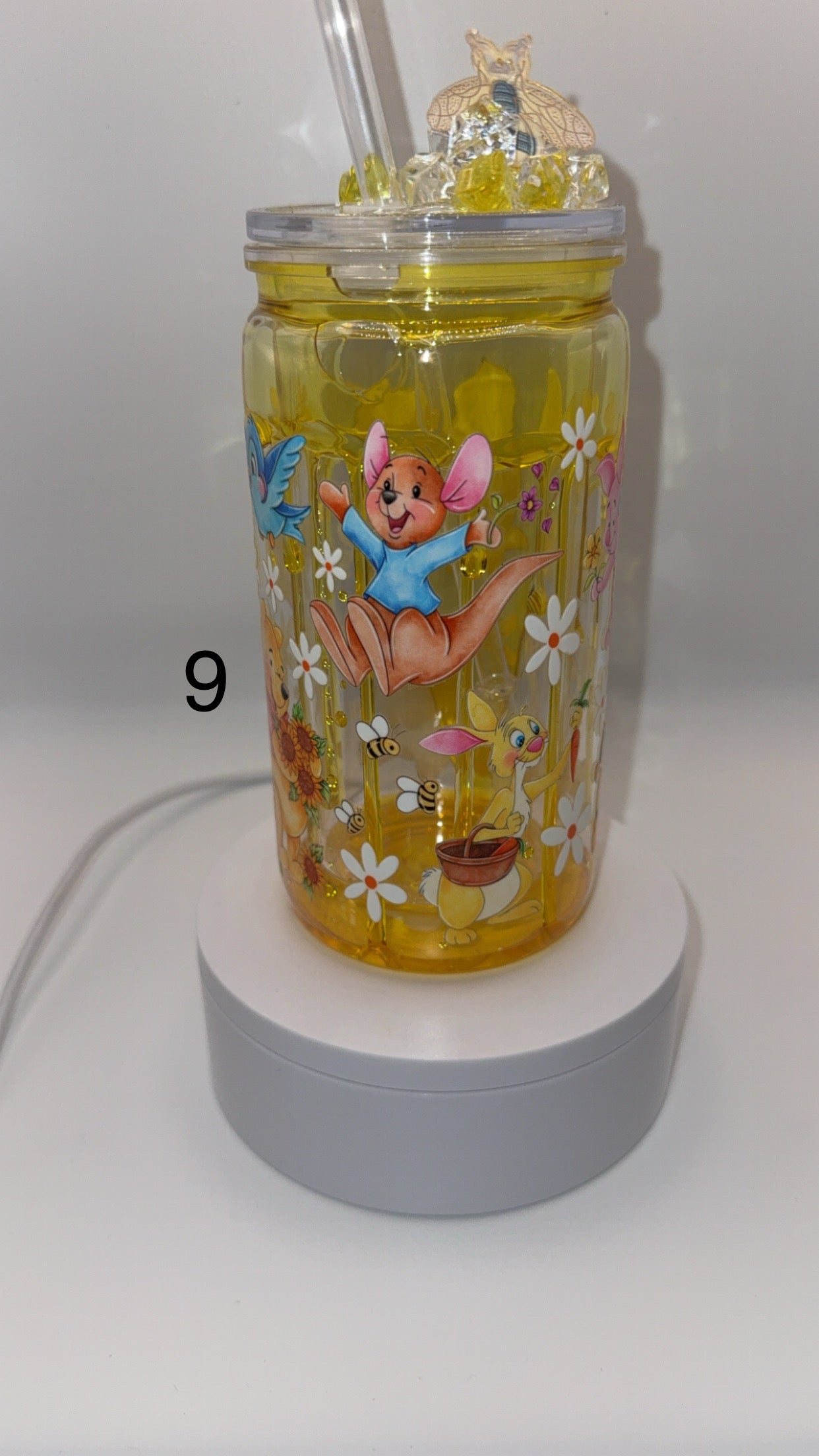 Premade 16oz Libby Cup Snow Globe and Lava Drip Glitter and Liquid Handmade Tumblers Drinkware Classic Beverage