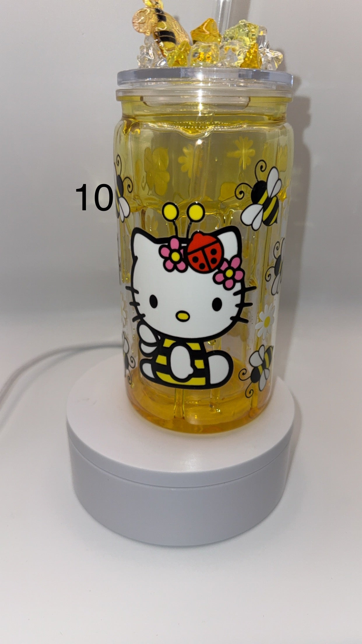 Premade 16oz Libby Cup Snow Globe and Lava Drip Glitter and Liquid Handmade Tumblers Drinkware Classic Beverage