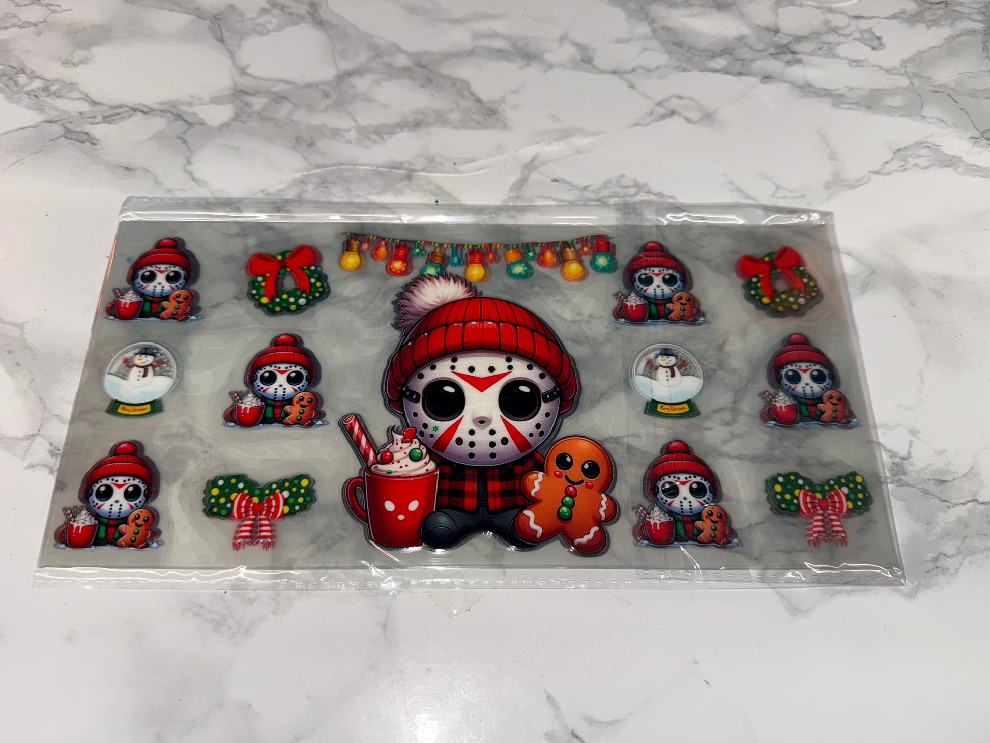 Jason horror xmas wrap